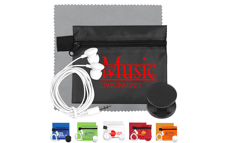 Mobile Tech Car Accessory Kit with Microfiber Cleaning Cloth